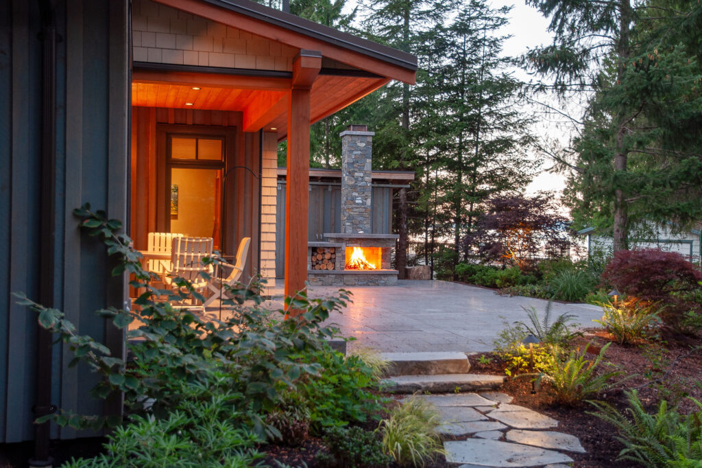 Exterior landscape design