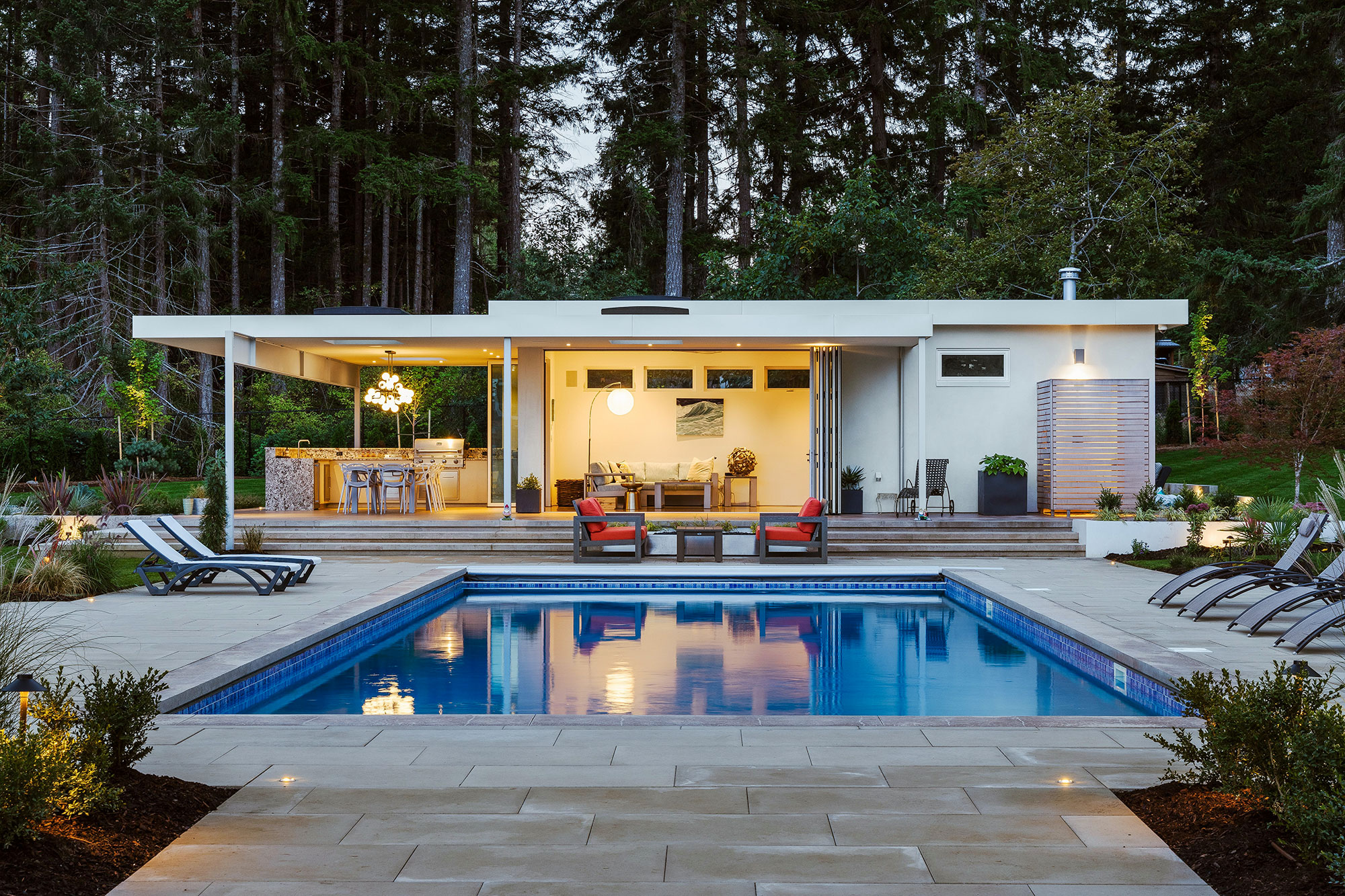 Luxury Pool House Design