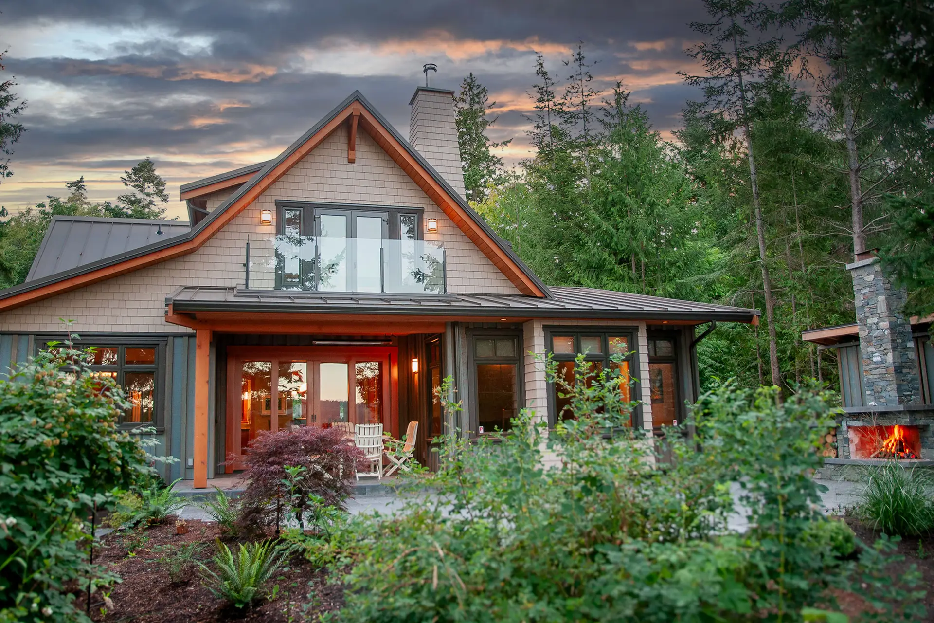 Custom Home design & landscape