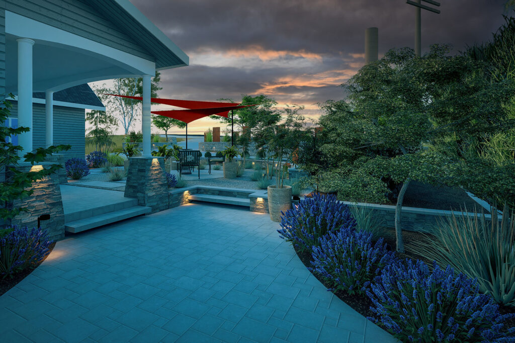 patio pathways landscape design