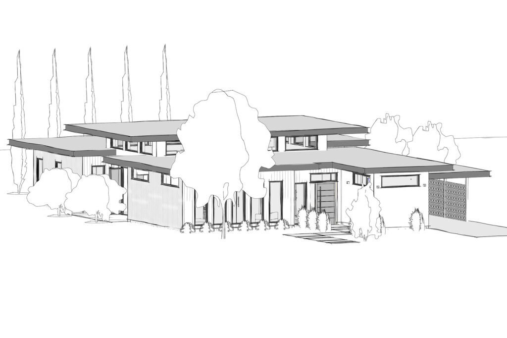 Concept house sketch
