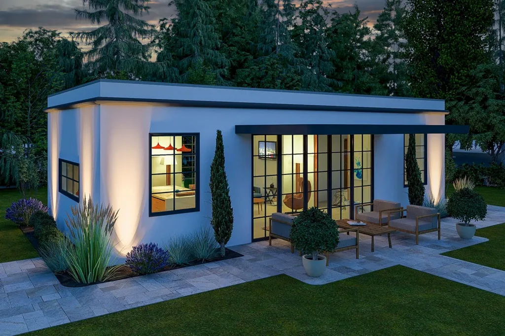 A unique ADU suited for any backyard.