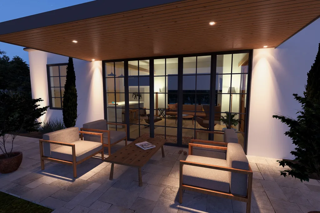 Outdoor covered space